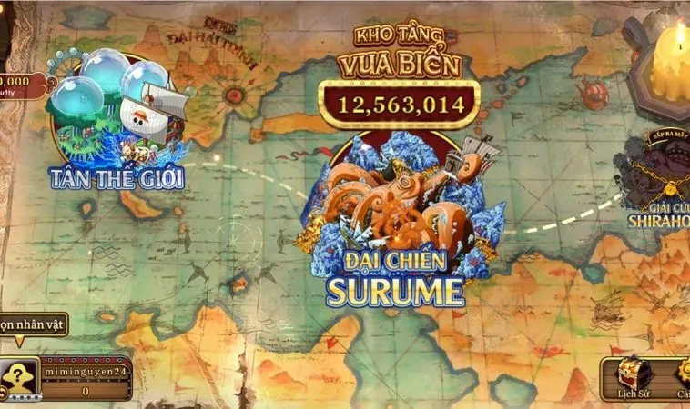 Cách Chơi Bắn Cá Đại Hải Trình M88 Săn Thưởng Lớn Hiệu Quả 2 Bản đồ trong game Bắn Cá Đại Hải Trình M88