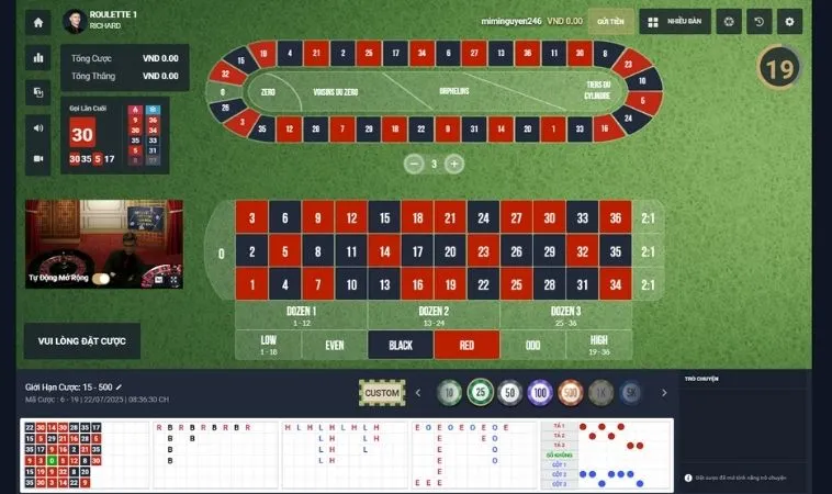 Cách Chơi Roulette Nhà Cái M88 Hiệu Quả Nhất Cho Người Mới 2 Bàn cược Roulette Nhà Cái M88