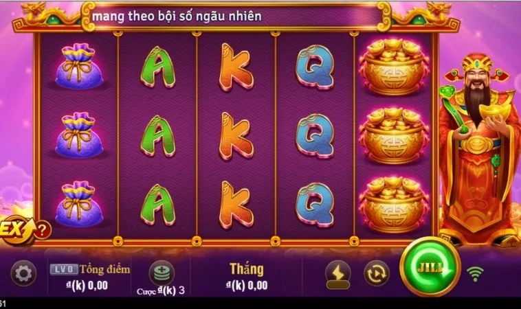 Nổ Hũ Thần Tài Tại M88: Cơ Hội Vàng Chinh Phục Phần Thưởng Khủng 2 Giao diện chơi Nổ Hũ Thần Tài tại M88